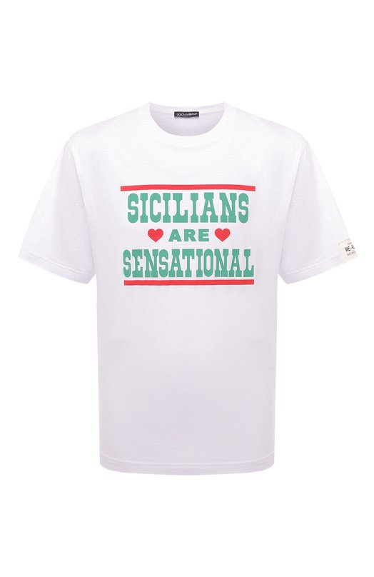 фото Хлопковая футболка dolce & gabbana