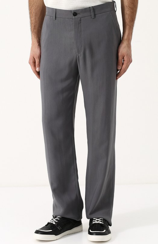 фото Брюки из вискозы прямого кроя giorgio armani