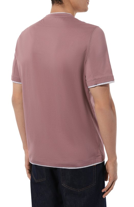 фото Хлопковая футболка brunello cucinelli