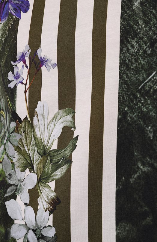 фото Хлопковая футболка alberta ferretti