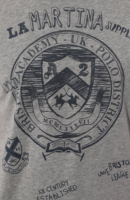 фото Хлопковая футболка la martina