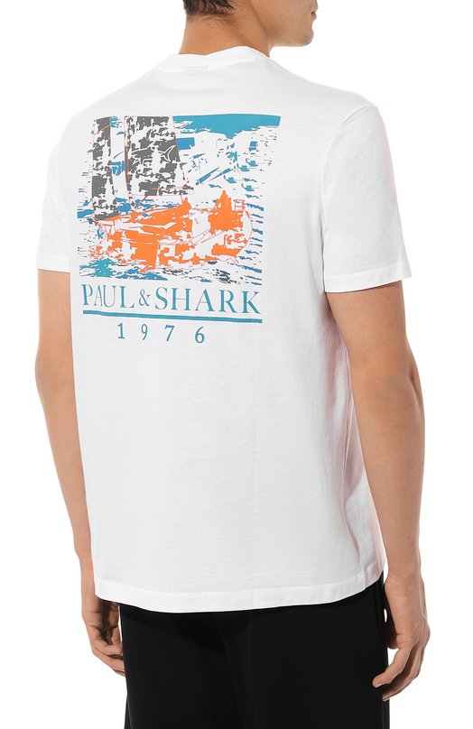 фото Хлопковая футболка paul&shark