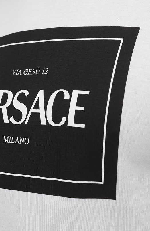 фото Хлопковая футболка versace