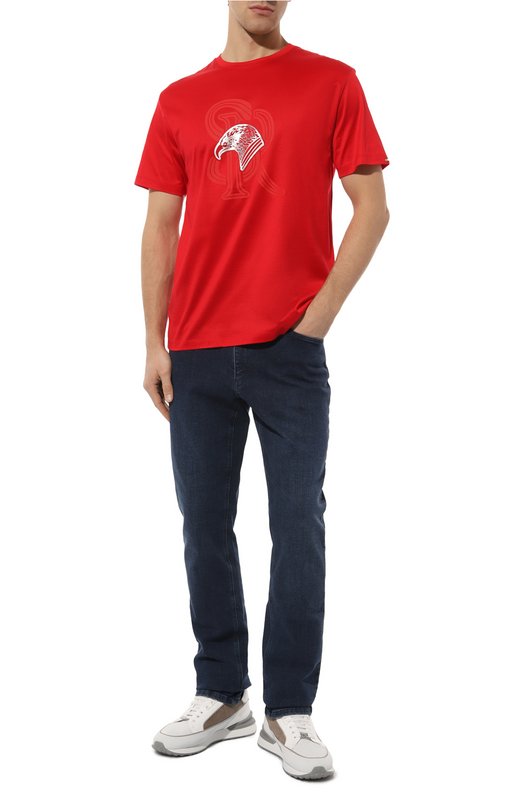 фото Хлопковая футболка stefano ricci