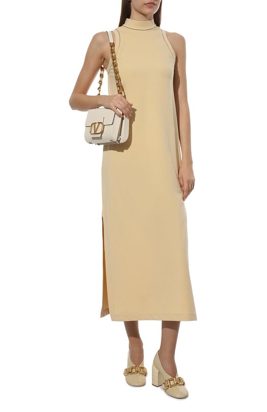 фото Хлопковое платье brunello cucinelli