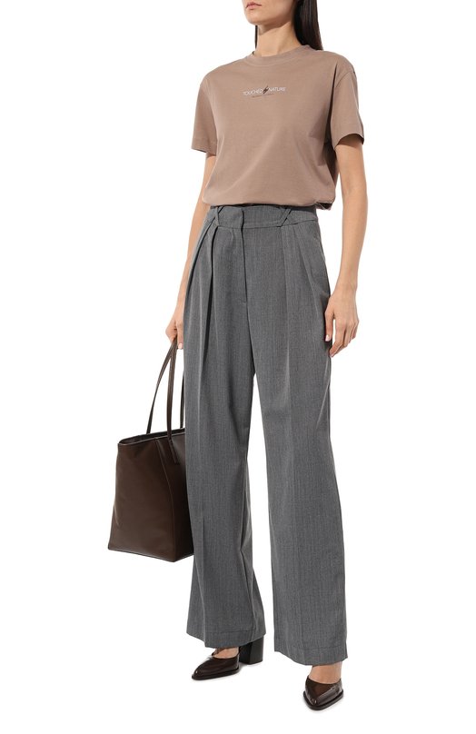 фото Хлопковая футболка brunello cucinelli