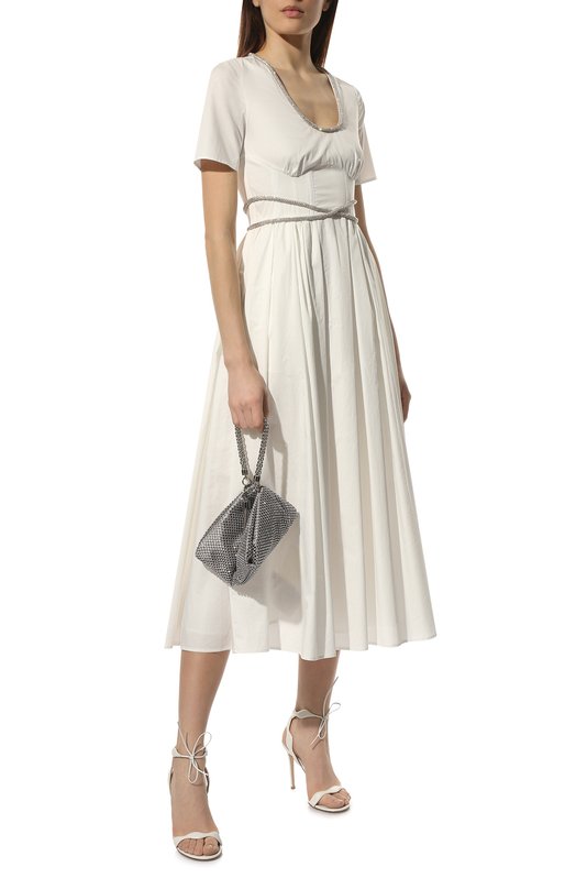 фото Хлопковое платье self-portrait