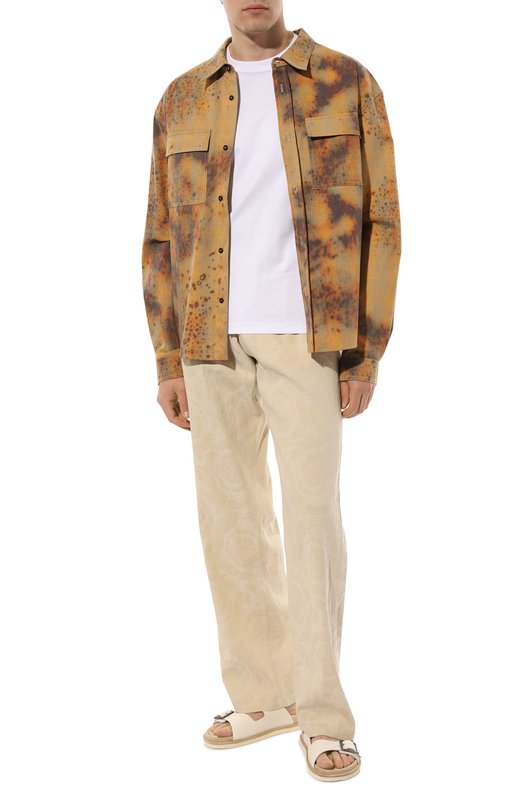 фото Хлопковые брюки versace