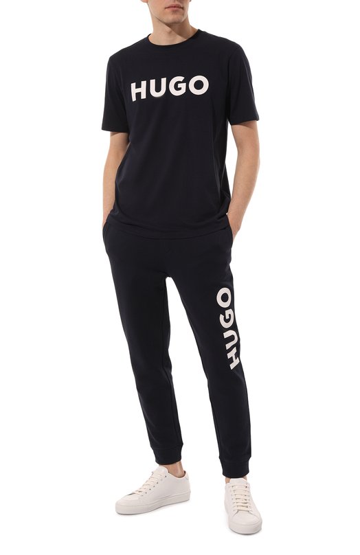 фото Хлопковая футболка hugo