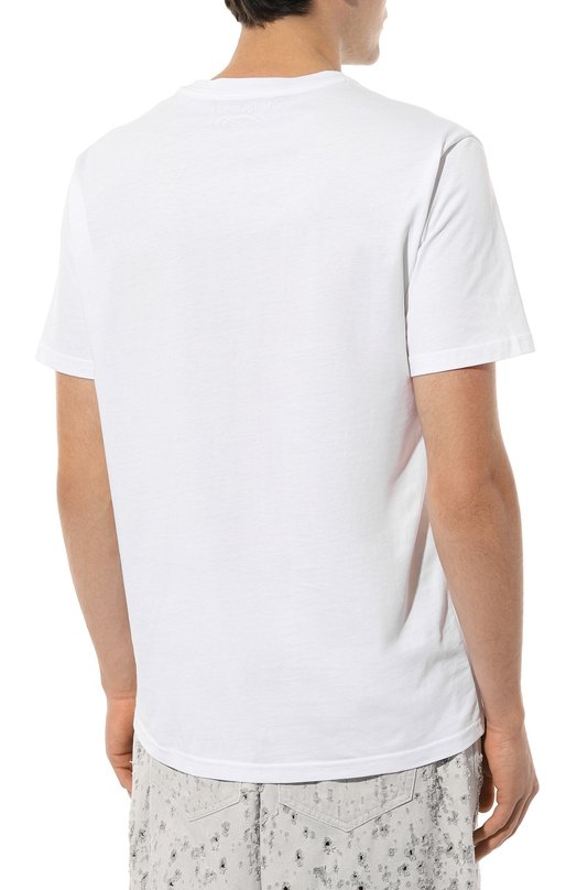 фото Хлопковая футболка moschino