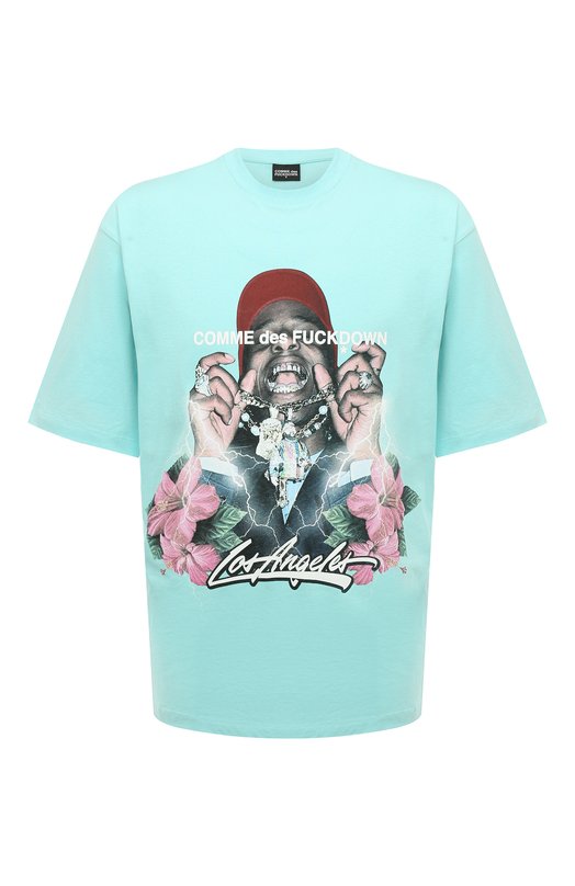 фото Хлопковая футболка comme des fuckdown