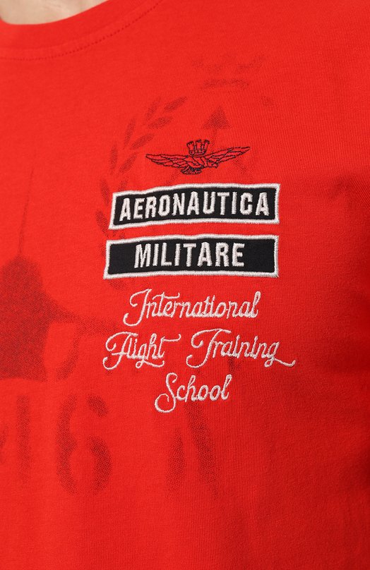 фото Хлопковая футболка aeronautica militare