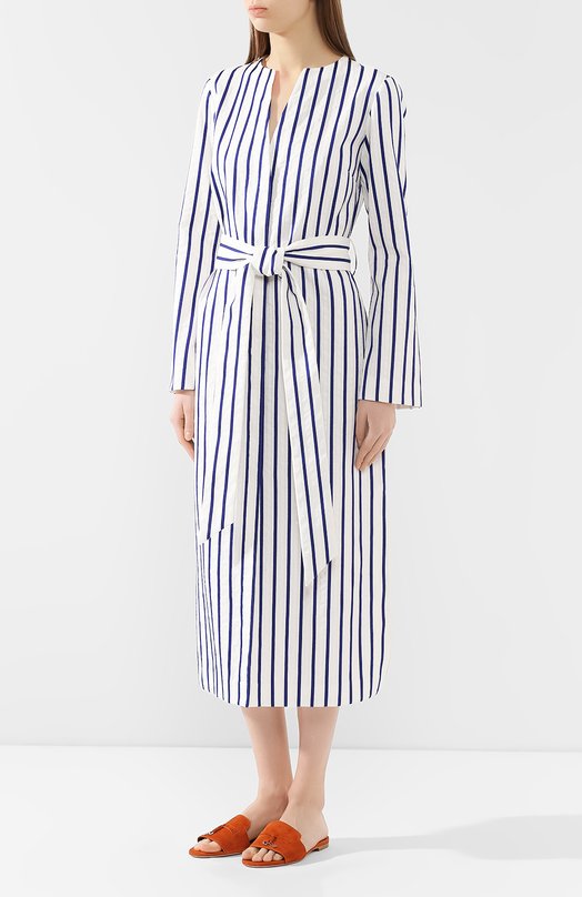 фото Хлопковое платье loro piana