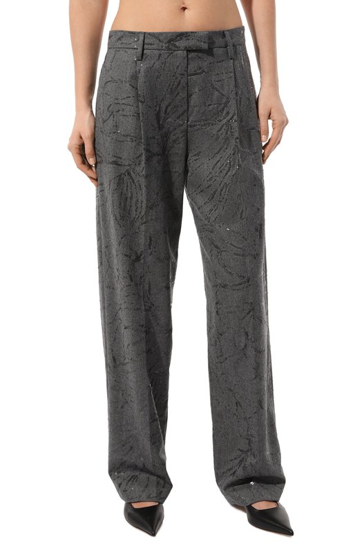 фото Шерстяные брюки brunello cucinelli