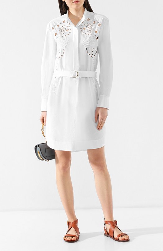 фото Хлопковое платье chloé