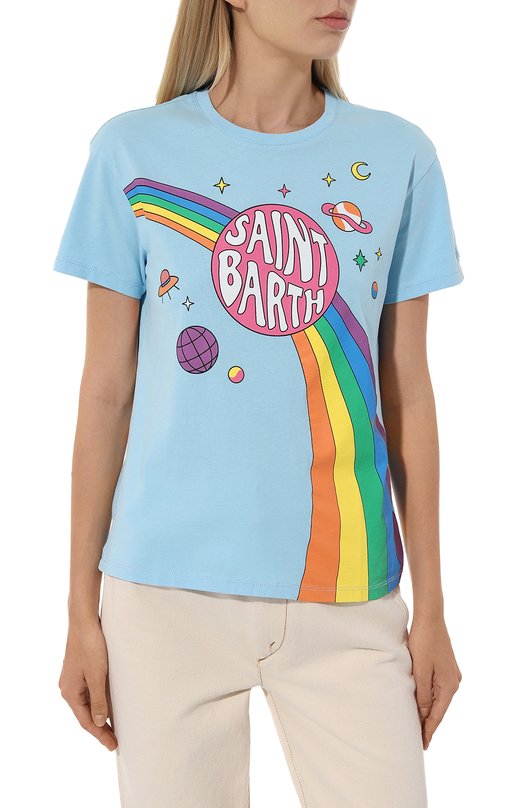 фото Хлопковая футболка mc2 saint barth