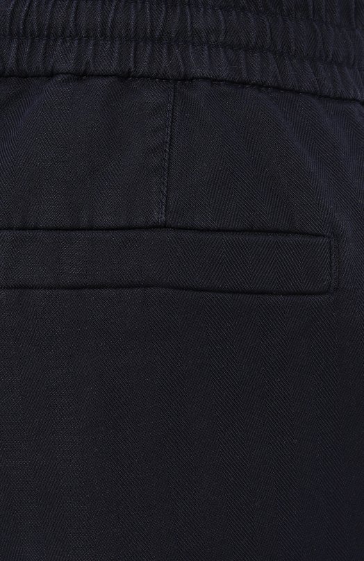 фото Брюки из хлопка и льна brunello cucinelli