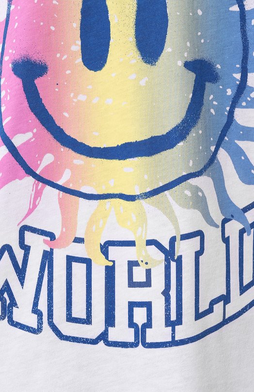 фото Хлопковая футболка ganni