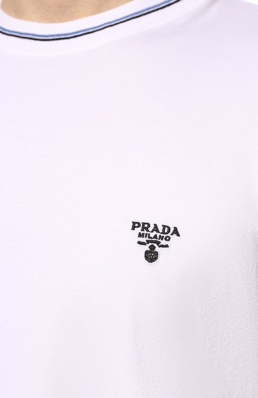 фото Хлопковая футболка prada