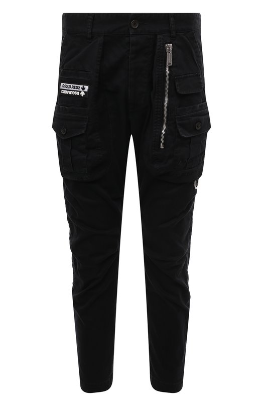 фото Хлопковые брюки-карго dsquared2
