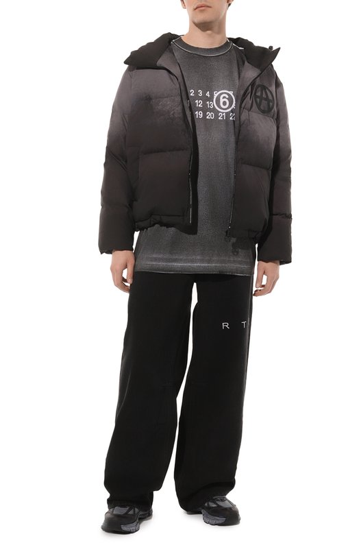 фото Хлопковая футболка mm6