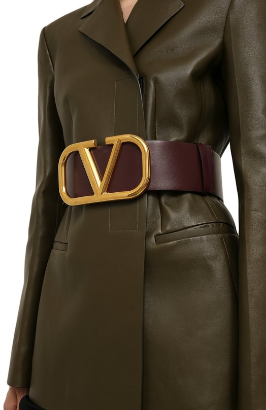 фото Кожаный ремень vlogo signature valentino