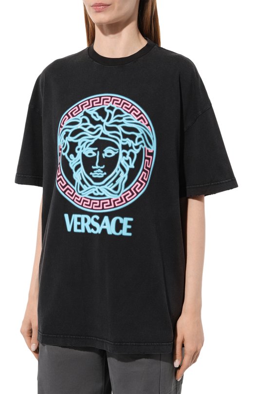 фото Хлопковая футболка versace