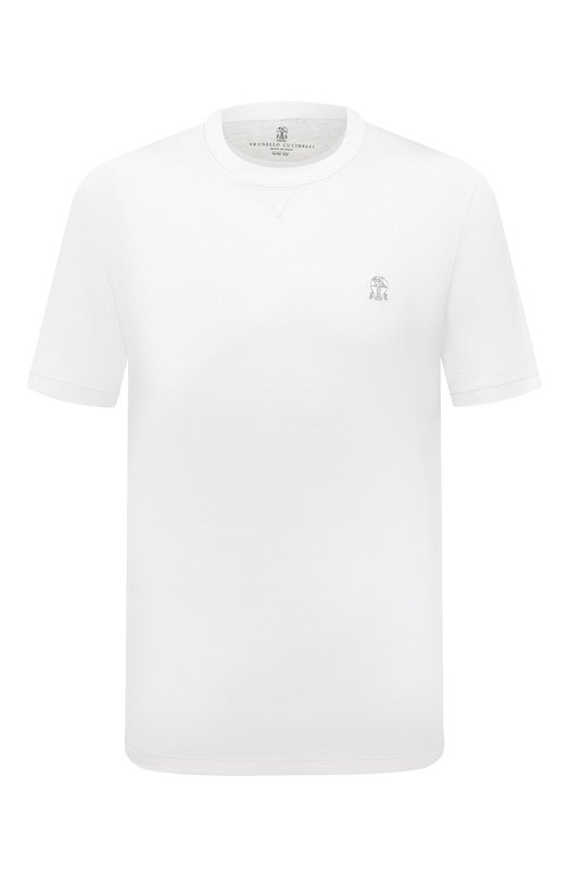 фото Хлопковая футболка brunello cucinelli