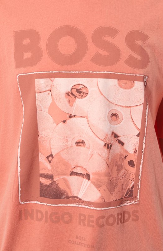 фото Хлопковая футболка boss