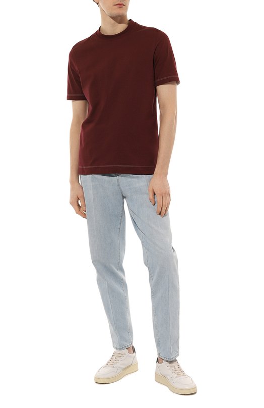 фото Хлопковая футболка brunello cucinelli