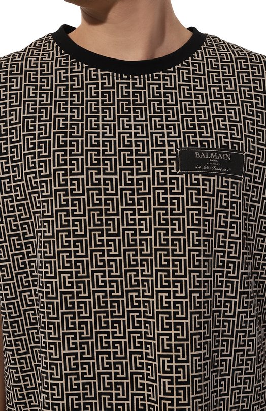 фото Хлопковая футболка balmain