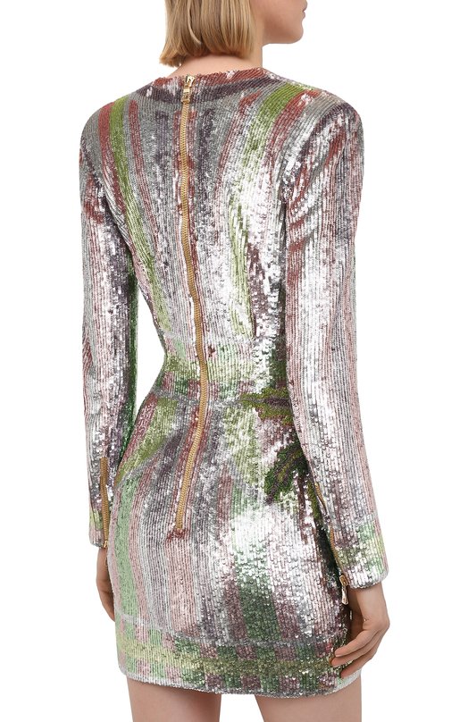 фото Платье с пайетками balmain