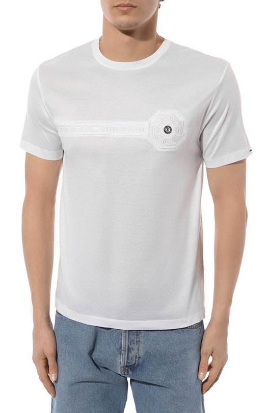 фото Хлопковая футболка stefano ricci