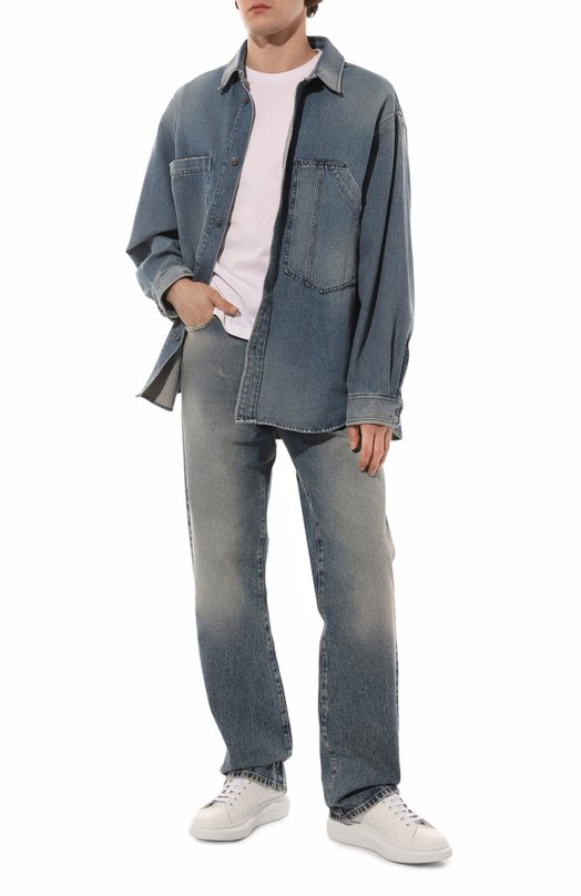 фото Кожаные кеды oversized alexander mcqueen