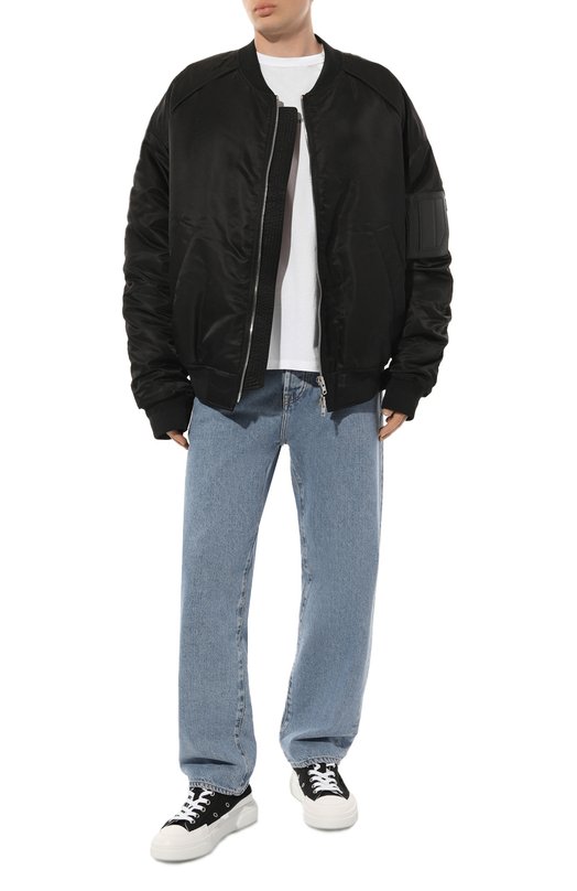 фото Хлопковая футболка maison margiela