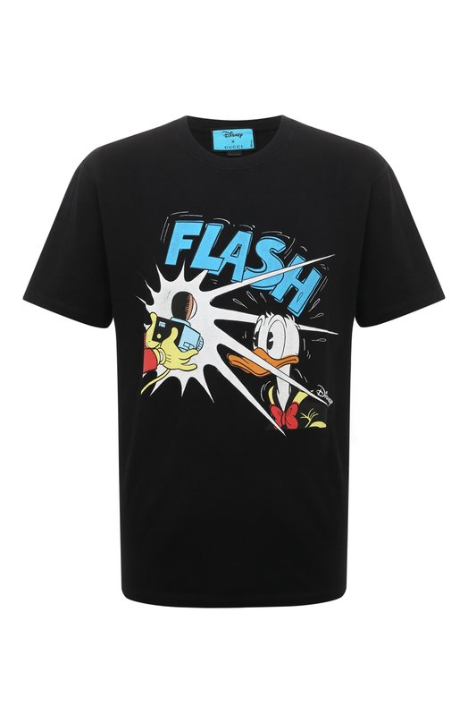 фото Хлопковая футболка disney x gucci gucci