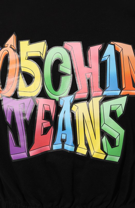 фото Хлопковая футболка m05ch1no jeans