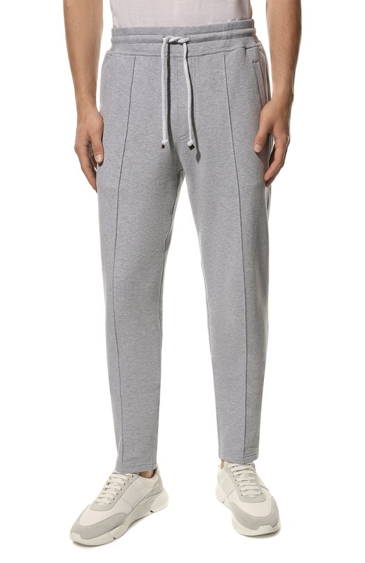 фото Хлопковые брюки brunello cucinelli