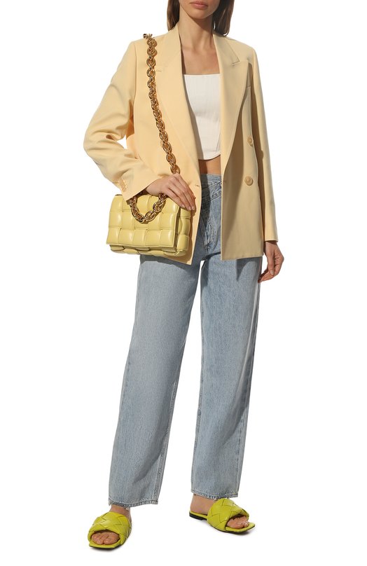 фото Кожаные шлепанцы lido bottega veneta