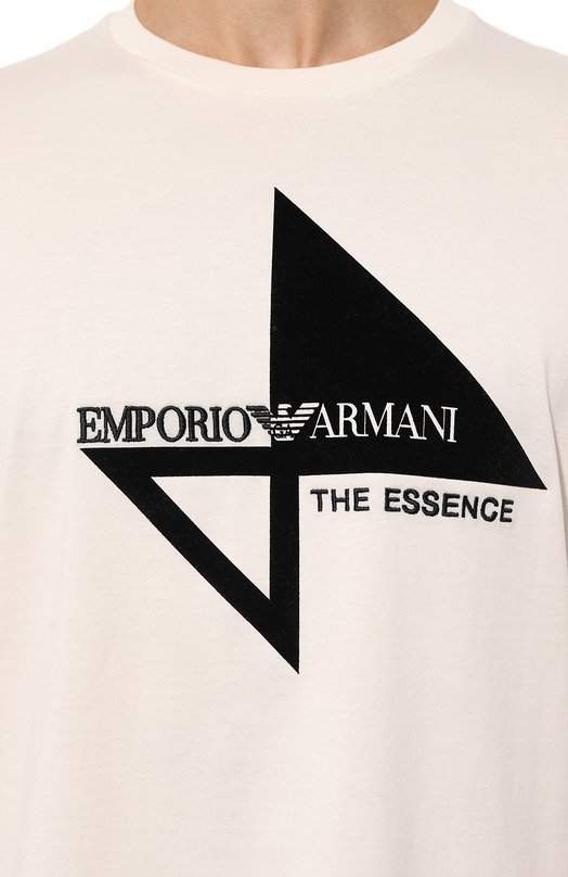 фото Хлопковая футболка emporio armani