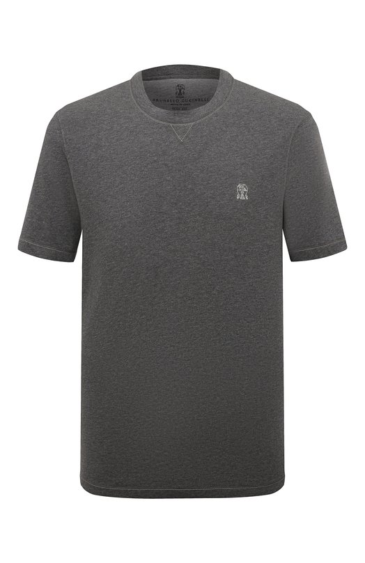 фото Хлопковая футболка brunello cucinelli