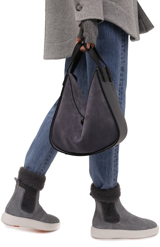 фото Кожаные ботинки santoni