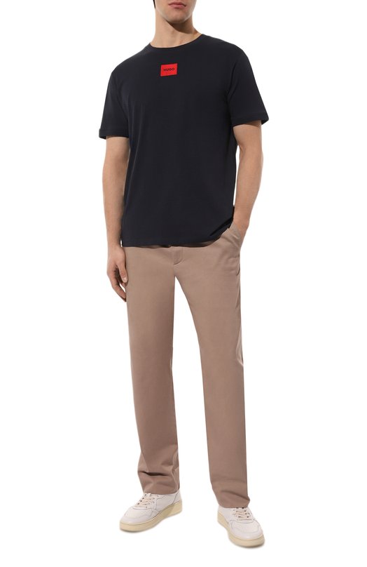 фото Хлопковая футболка hugo