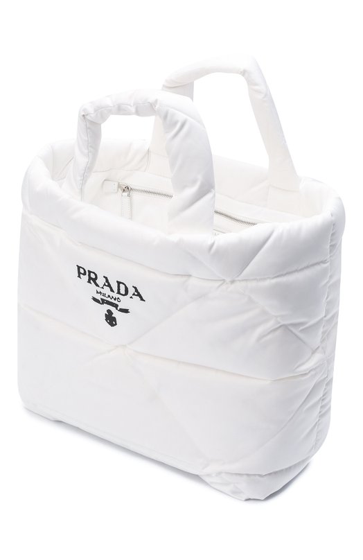 фото Текстильная сумка-тоут prada