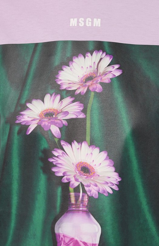 фото Хлопковая футболка msgm