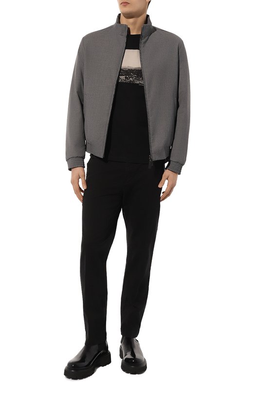 фото Хлопковые брюки boss