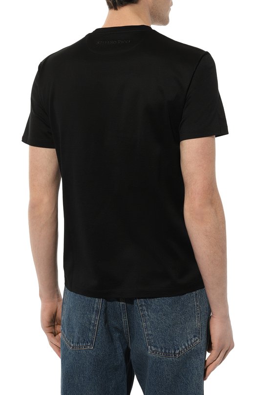 фото Хлопковая футболка stefano ricci