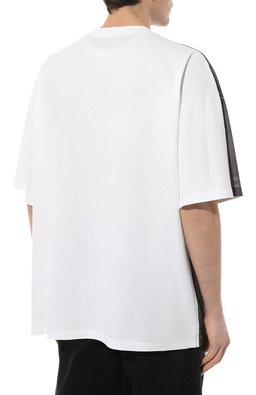 фото Хлопковая футболка mm6