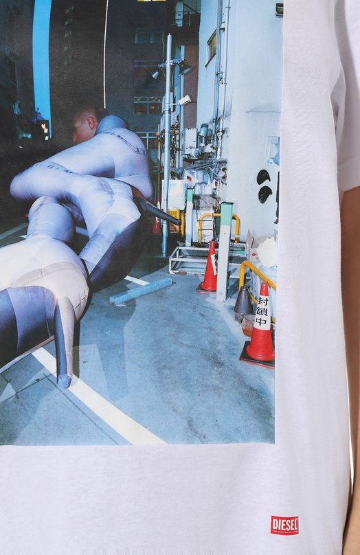 фото Хлопковая футболка diesel