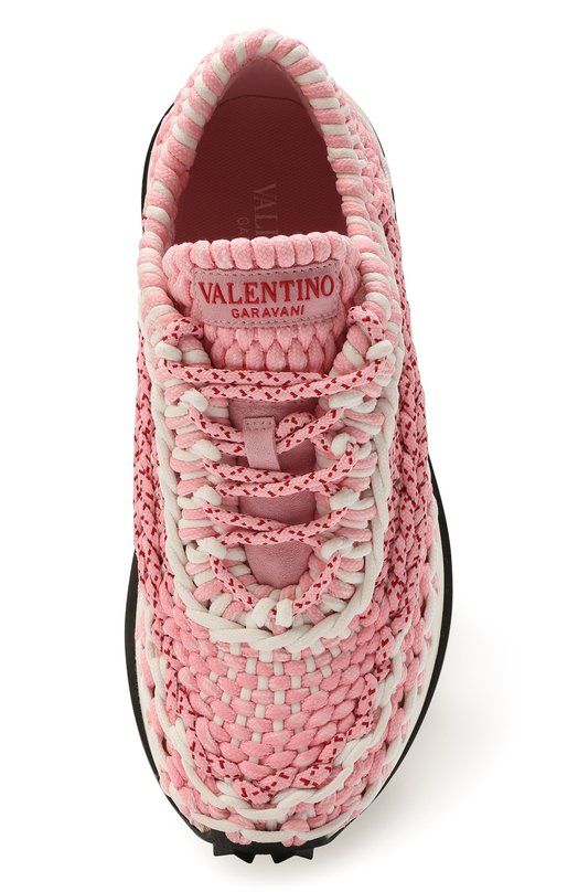 фото Текстильные кроссовки spiral knot valentino